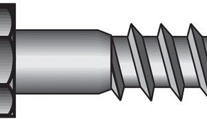Hillman 1/4 in. X 6 in. L Hex Zinc-Plated Steel Lag Screw 100 pk