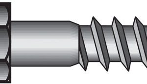 Hillman 1/4 in. X 3-1/2 in. L Hex Hot Dipped Galvanized Steel Lag Screw 100 pk