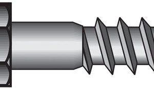 Hillman 5/16 in. X 2-1/2 in. L Hex Hot Dipped Galvanized Steel Lag Screw 100 pk