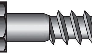 Hillman 5/16 in. X 3-1/2 in. L Hex Hot Dipped Galvanized Steel Lag Screw 50 pk