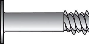 Hillman Tapper 1/4 in. D Steel Hex Head Concrete Screw Anchor 100 pk