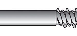 Hillman Tapper 1/4 in. D Steel Flat Head Concrete Screw Anchor 100 pk