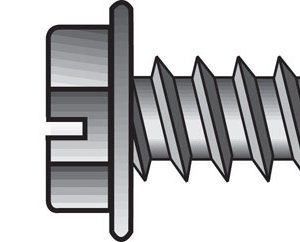 Hillman No. 6 X 3/4 in. L Slotted Hex Washer Head Sheet Metal Screws 100 pk