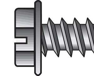 Hillman No. 8 X 1-1/4 in. L Slotted Hex Head Sheet Metal Screws 100 pk