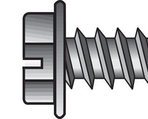 Hillman No. 14 X 1-1/4 in. L Slotted Hex Washer Head Sheet Metal Screws 100 pk