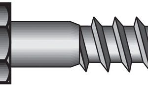 Hillman 3/8 in. X 3 in. L Hex Hot Dipped Galvanized Steel Lag Screw 50 pk