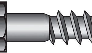 Hillman 3/8 in. X 3-1/2 in. L Hex Hot Dipped Galvanized Steel Lag Screw 50 pk