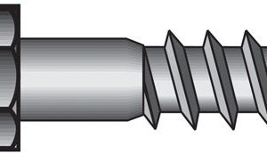 Hillman 1/2 in. X 3-1/2 in. L Hex Hot Dipped Galvanized Steel Lag Screw 25 pk
