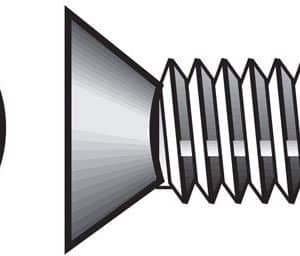 Hillman No. 6-32 X 1-1/2 in. L Phillips Flat Head Zinc-Plated Steel Machine Screws 100 pk