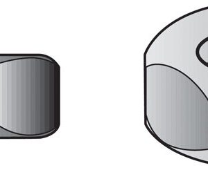 Hillman 12 in. Zinc-Plated Steel SAE Screw Nut 100 pk