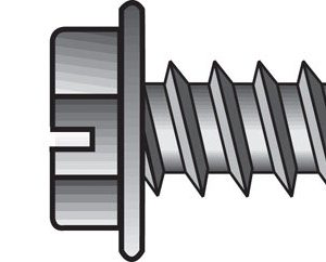 Hillman No. 6 X 3/8 in. L Slotted Hex Washer Head Sheet Metal Screws 100 pk