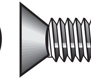 Hillman No. 1/4-20 X 1 in. L Phillips Flat Head Stainless Steel Machine Screws 100 pk