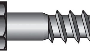Hillman 5/16 in. X 1 in. L Hex Zinc-Plated Steel Lag Screw 100 pk
