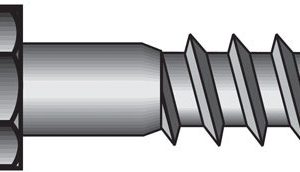 Hillman 5/16 in. X 2-1/2 in. L Hex Zinc-Plated Steel Lag Screw 100 pk