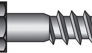 Hillman 5/16 in. X 3 in. L Hex Zinc-Plated Steel Lag Screw 100 pk