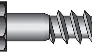 Hillman 3/8 in. X 2 in. L Hex Zinc-Plated Steel Lag Screw 100 pk
