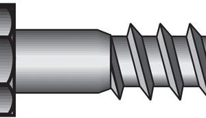 Hillman 3/8 in. X 4 in. L Hex Zinc-Plated Steel Lag Screw 50 pk