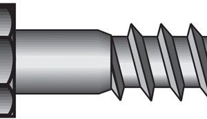 Hillman 1/2 in. X 3-1/2 in. L Hex Zinc-Plated Steel Lag Screw 25 pk