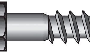 Hillman 1/2 in. X 8 in. L Hex Zinc-Plated Steel Lag Screw 25 pk