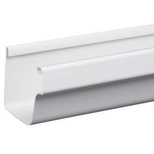 Amerimax 4.5 in. H X 5 in. W X 120 in. L White Vinyl K Gutter