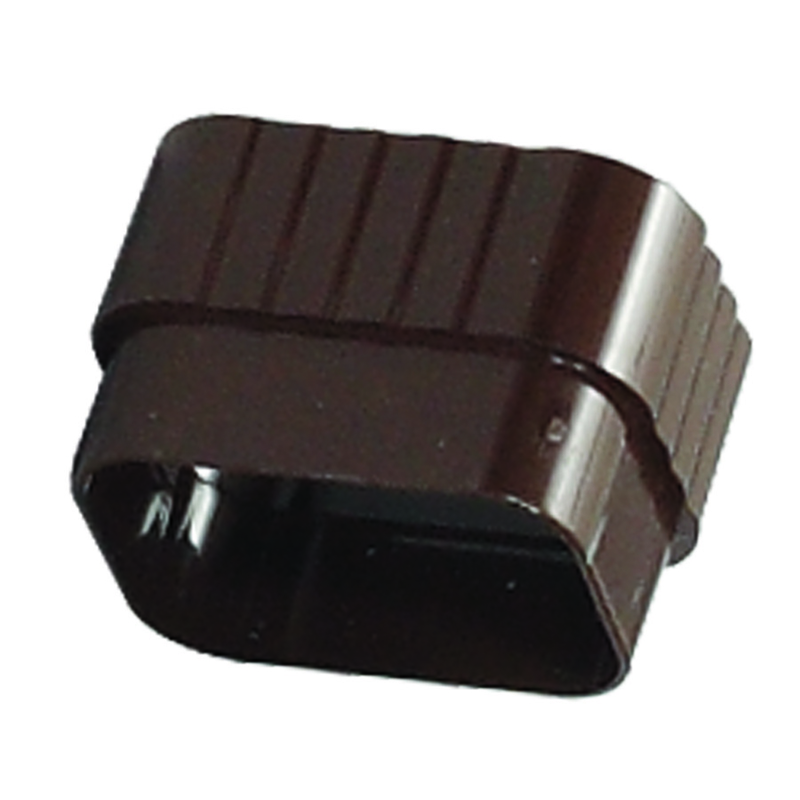 Amerimax 2 in. W X 3 in. L Brown Vinyl K Downspout Connector