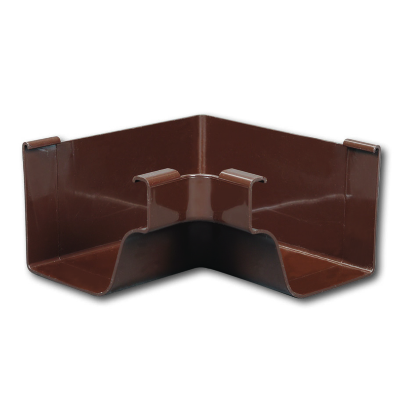 Amerimax 5 in. W X 6.25 in. L Brown Vinyl K Inside Corner
