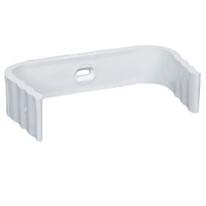 Amerimax 1 in. H X 7 in. W X 8 in. L White Vinyl K Downspout Band