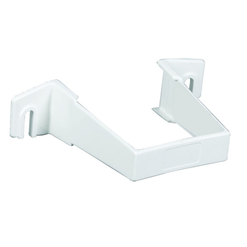 Amerimax 1 in. H X 3.3 in. W X 4.3 in. L White Vinyl U Downspout Bracket
