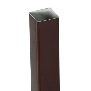 Amerimax 2 in. H X 2 in. W X 120 in. L Brown Vinyl U Downspout