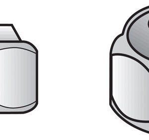 Hillman 3/8 in. Zinc-Plated Steel USS Nylon Lock Nut 100 pk