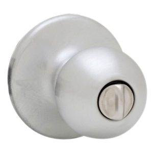Kwikset Polo Satin Chrome Privacy Knob Right or Left Handed