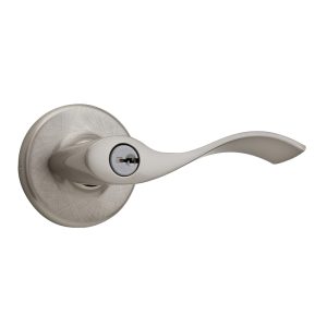 Kwikset Balboa Satin Nickel Entry Lockset KW1 1-3/4 in.
