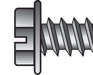 Hillman No. 7 X 1/2 in. L Slotted Hex Washer Head Sheet Metal Screws 100 pk