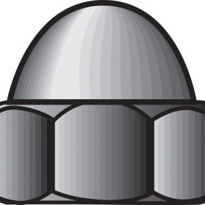 Hillman 1/4 in. Stainless Steel SAE Acorn Nut 50 pk