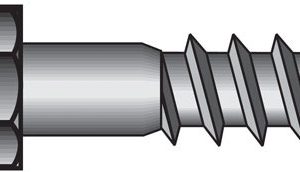 Hillman 1/4 in. X 2 in. L Hex Stainless Steel Lag Screw 50 pk