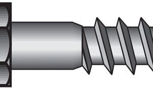 Hillman 1/4 in. X 3 in. L Hex Stainless Steel Lag Screw 25 pk