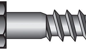 Hillman 5/16 in. X 2 in. L Hex Stainless Steel Lag Screw 50 pk