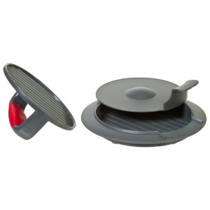 Progressive Prepworks Gray/Red Plastic Burger Press 1 Burger