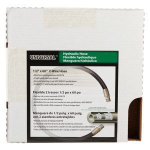 Apache 0.5 in. D X 60 in. L 3500 psi Rubber 2-Wire Hydraulic Hose