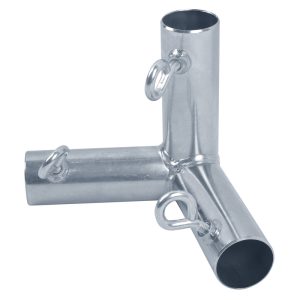 AHC P3J 1-1/2 in. Round X 1-1/2 in. D Galvanized Steel Canopy Fitting