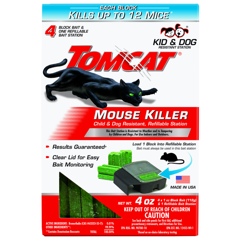 Tomcat Bait Station Blocks For Mice 1 pk
