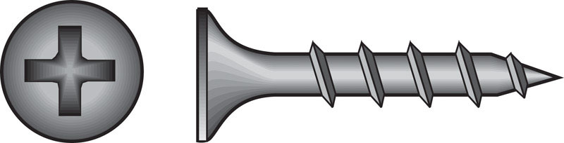 Hillman No. 8 X 3 in. L Phillips Drywall Screws 100 pk