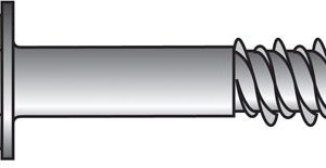 Hillman Tapper 1/4 in. D Steel Hex Head Concrete Screw Anchor 100 pk