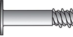Hillman Tapper 1/4 in. D Steel Hex Head Concrete Screw Anchor 100 pk
