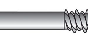Hillman Tapper 1/4 in. D Steel Flat Head Concrete Screw Anchor 100 pk