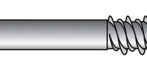 Hillman Tapper 1/4 in. D Steel Flat Head Concrete Screw Anchor 100 pk