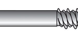 Hillman Tapper 1/4 in. D Steel Flat Head Concrete Screw Anchor 100 pk