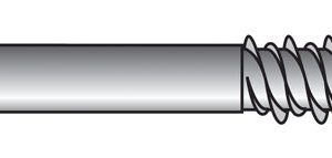 Hillman Tapper 1/4 in. D Steel Flat Head Concrete Screw Anchor 100 pk
