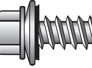 Hillman No. 10 X 3 in. L Hex Hex Head Self-Piercing Screws 50 pk