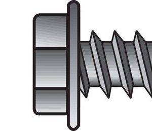 Hillman No. 10-16 X 1-1/4 in. L Hex Washer Head Self- Drilling Screws 100 pk